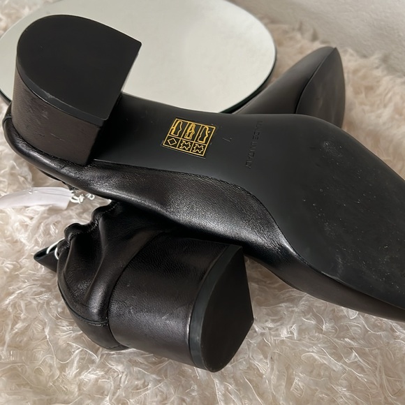 Everlane Italian Leather The Day Heel Black Size 7 - Picture 11 of 13